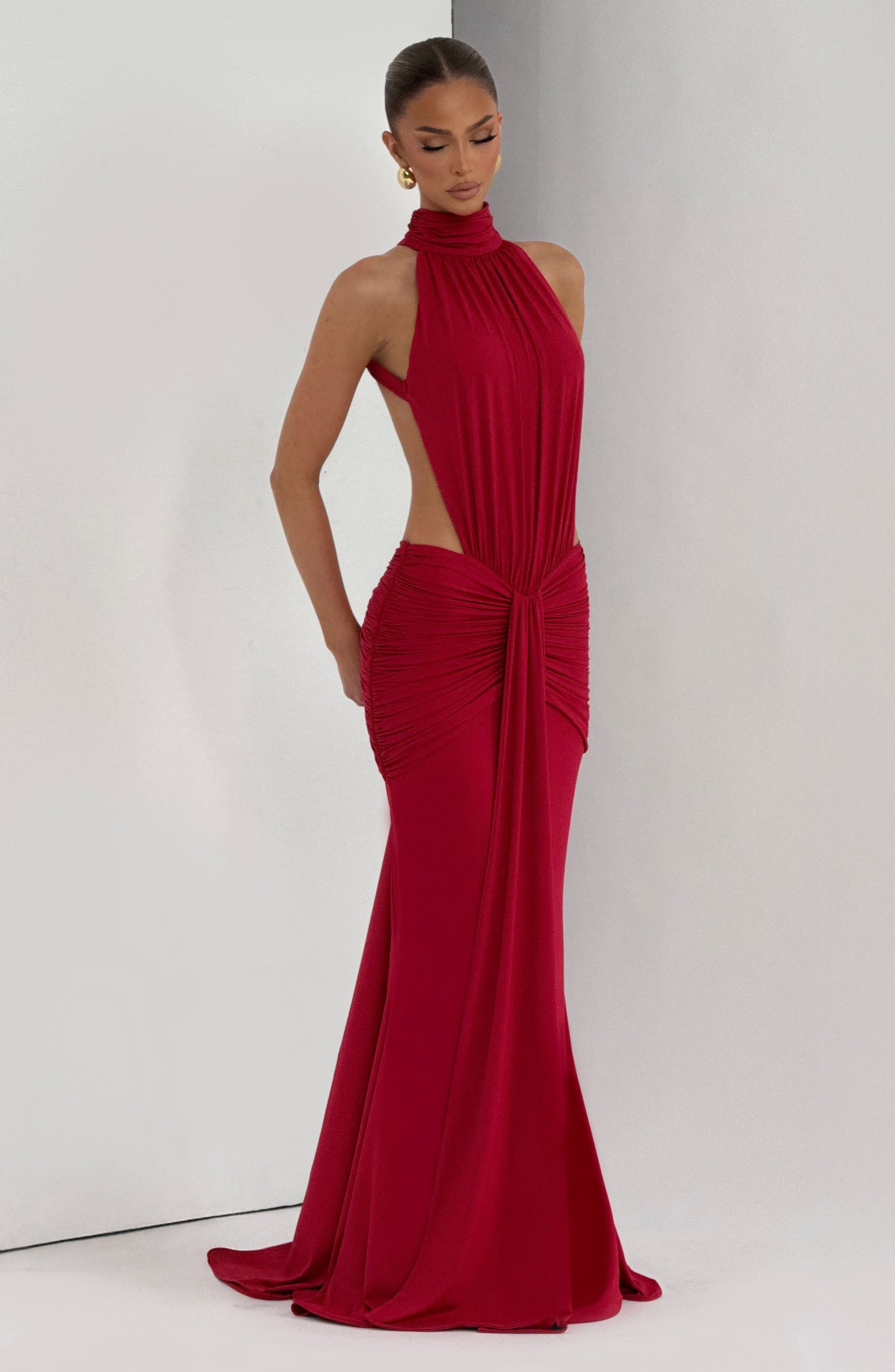 Thekla Maxi Dress - Red