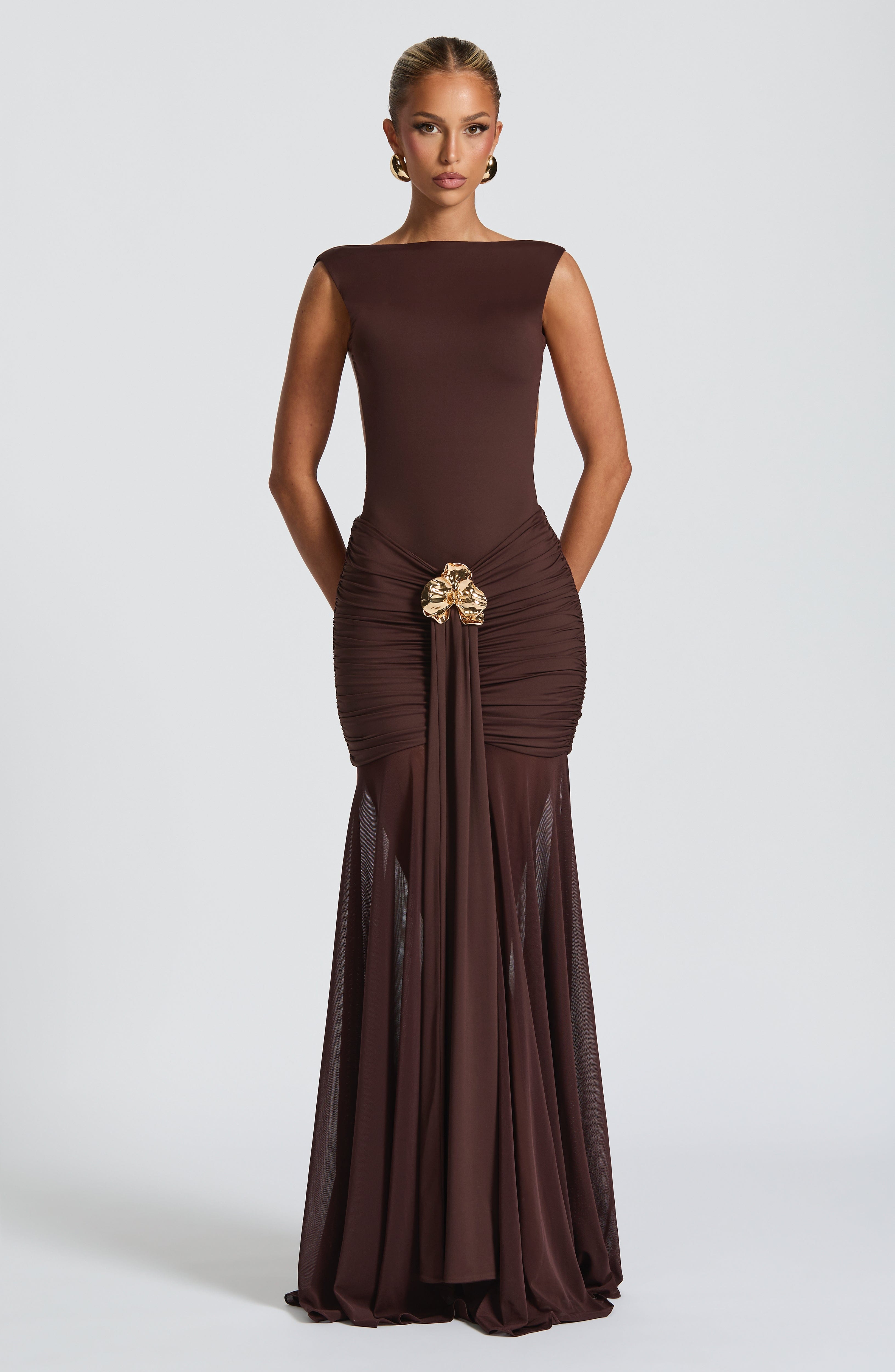 Tori Bodysuit - Plum Brown