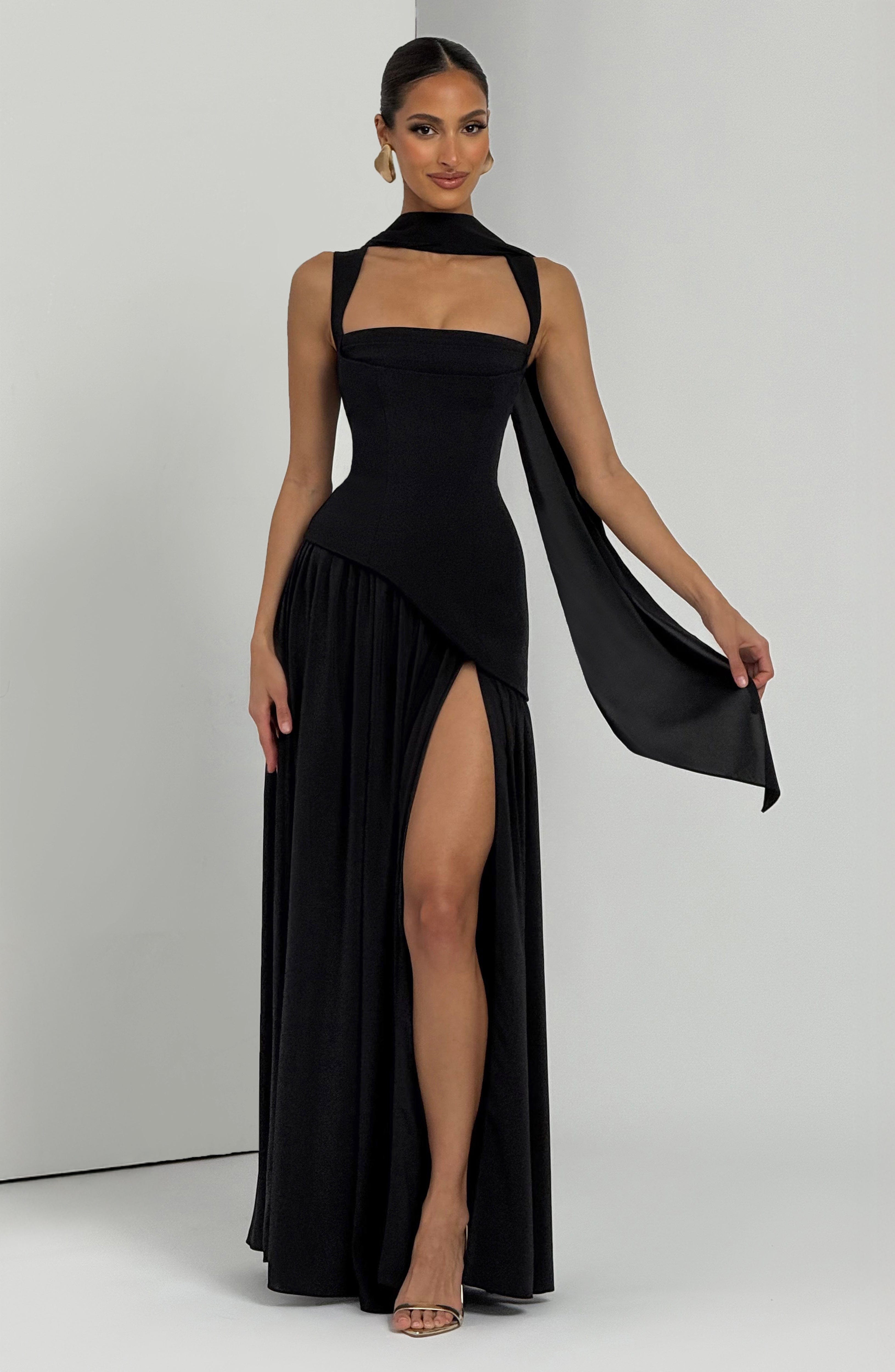 Tullulah Maxi Dress - Black