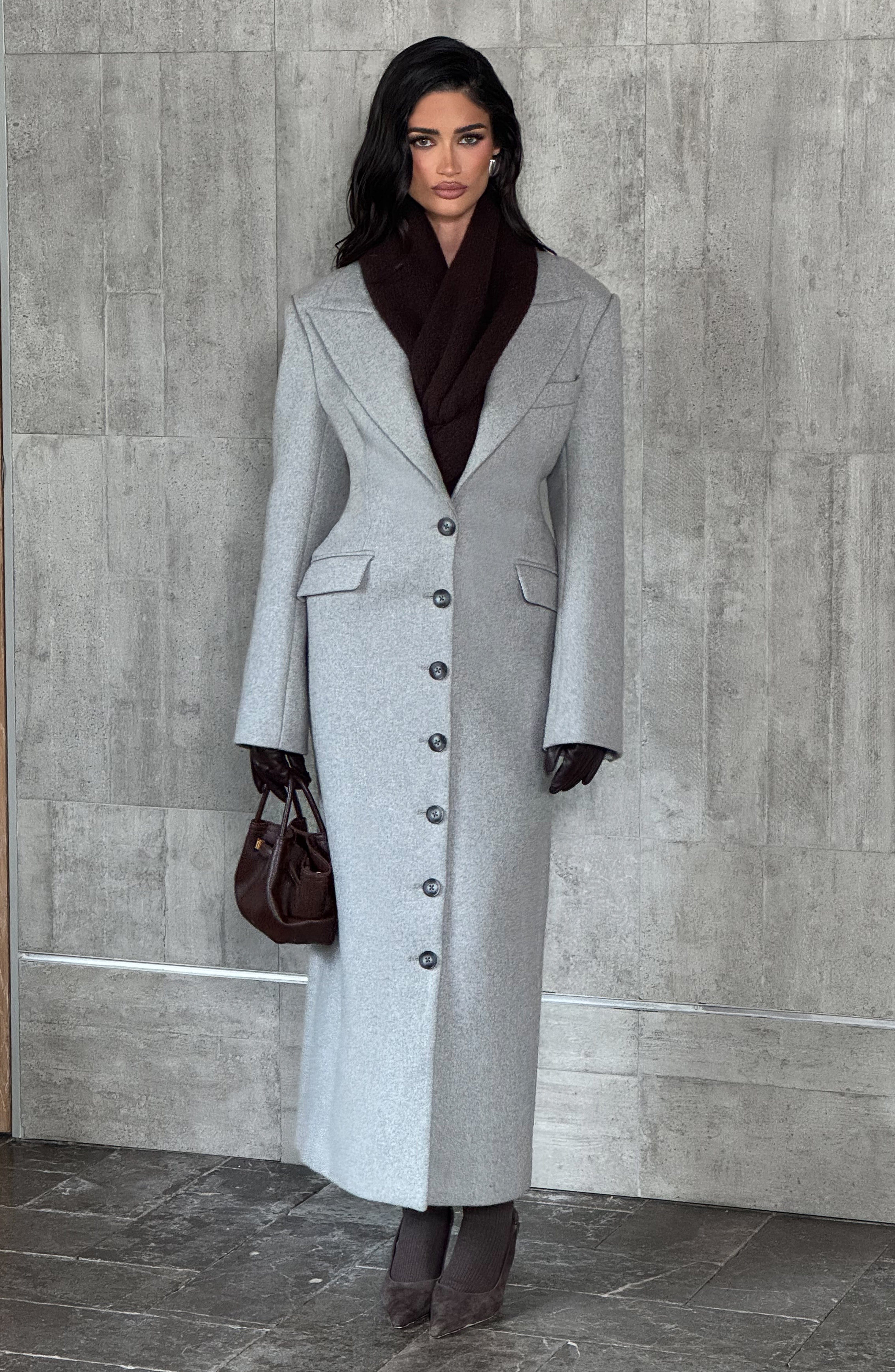 Ursula Coat - Light Grey