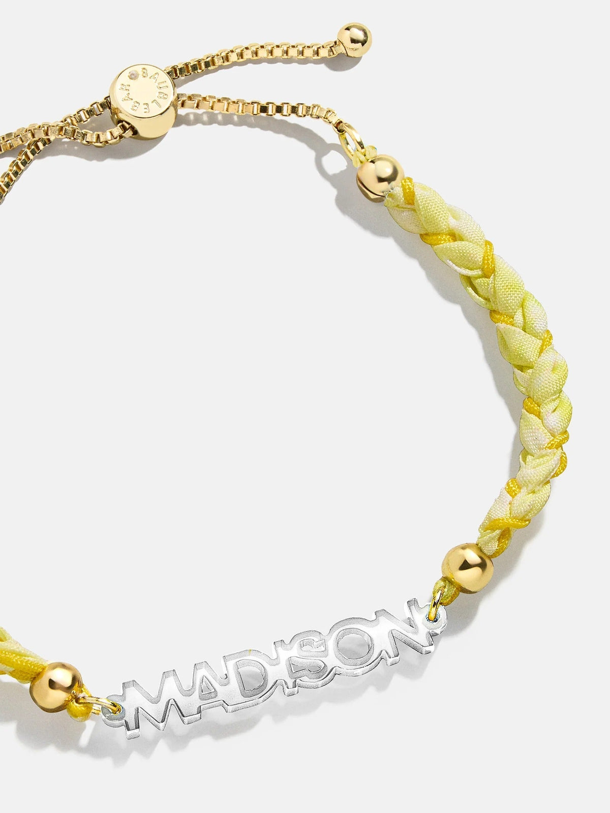 Acrylic Kids' Custom Nameplate Bracelet - Clear