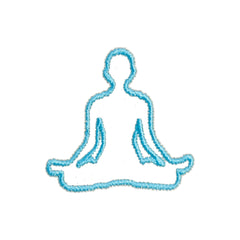 Blue Yoga Icon
