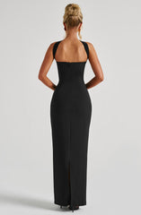 Yulia Maxi Dress - Black